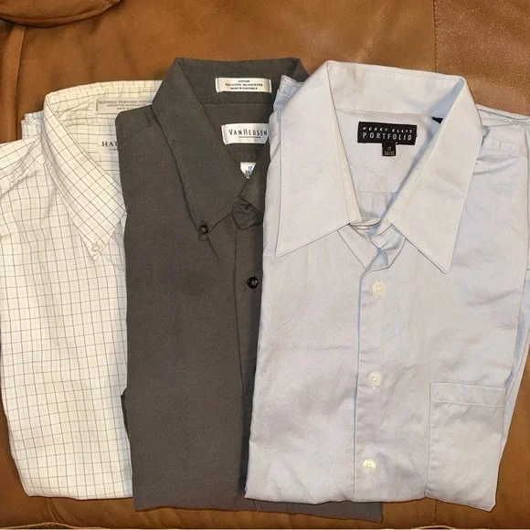 Bundle of 3 long sleeve dress shirts - Picture 1 of 7